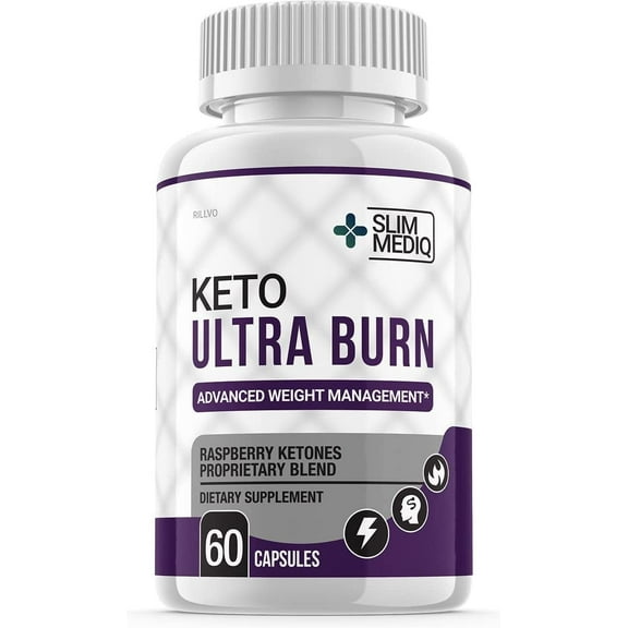 Keto Ultra Burn Supplement Pills, Advanced Ketogenic Formula 60 Capsules
