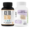 thumbnail image 1 of Keto Ultra Weight Loss Supplement and 100% Pure White Kidney Bean Extract – Natural Carb Blocker 1200mg Optimized Weight Loss Stack for Women & Men Made in USA – 1 Month, 1 of 7