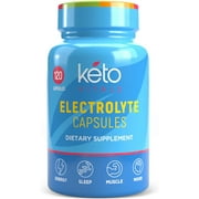 Keto Vitals Keto Electrolyte Capsules for Hydration, Sleep, Energy, Muscle Function 120 Count