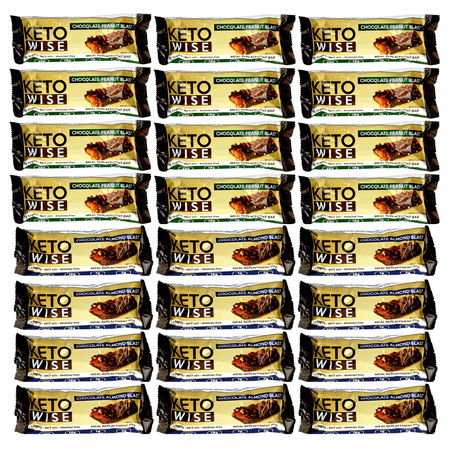 Keto Wise Meal Replacement Protein Bar - Variety Pack
