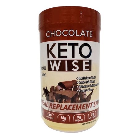 Keto Wise Meal Replacement Shake Chocolate -- 16.1 oz