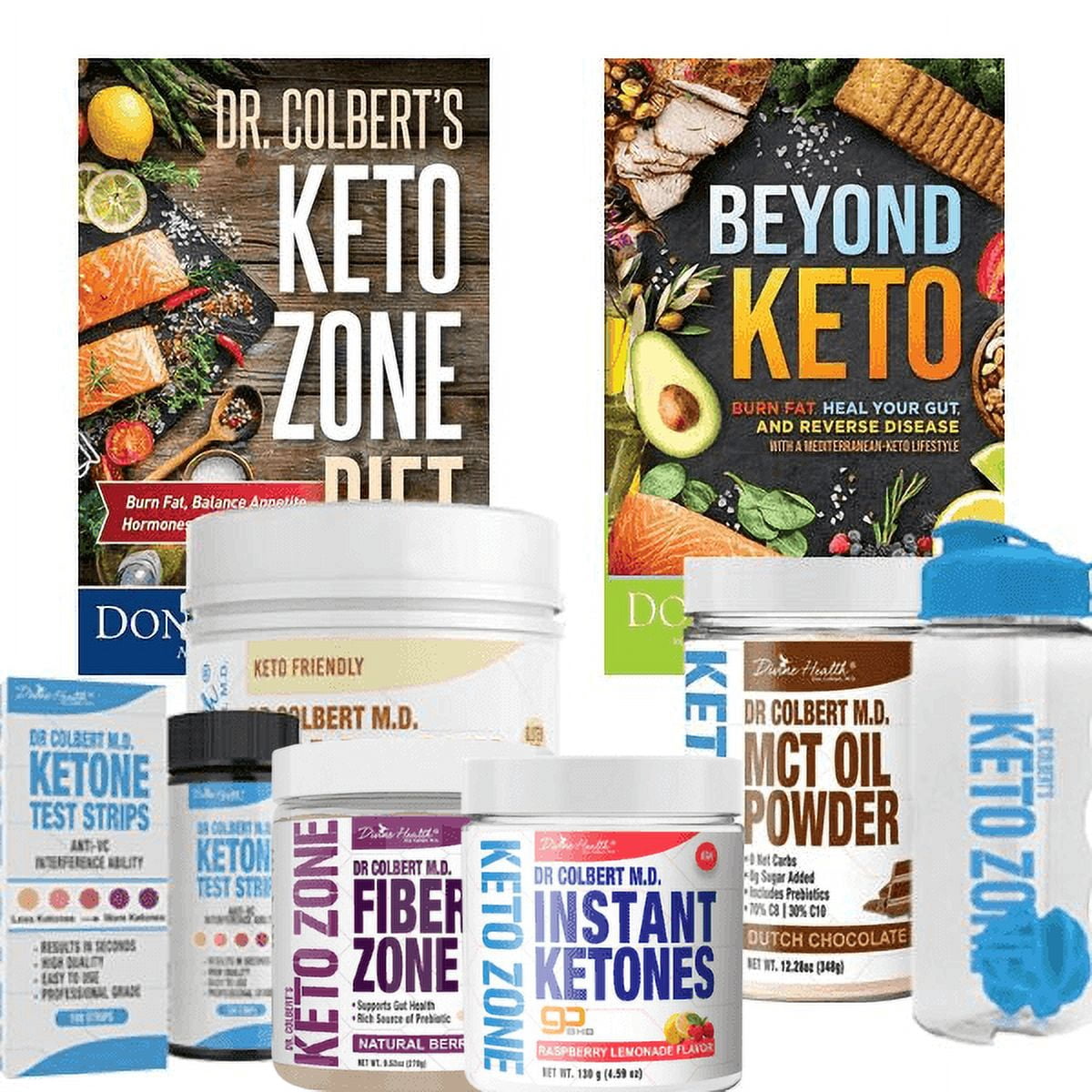 Keto Berry Reno Powder Keto Zone Complete Pack | MCT Powder (Chocolate) | PH Strips | Fiber ...