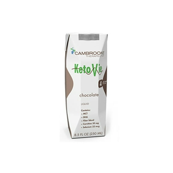 KetoVie 4:1 Oral Supplement Chocolate 8.5 oz Carton