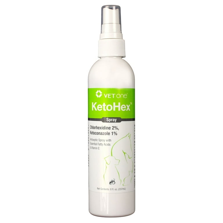 Ketohex Antiseptic Spray for Dogs Cats and Horses 8 oz Walmart