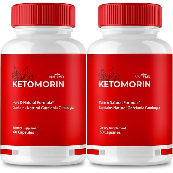 Ketomorin Official Formula, Ketomorin Keto Capsule, Keto Morin Maximum Strength Pills (2 Pack)