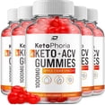 thumbnail image 1 of Ketophoria Keto ACV Gummies Supplement – Keto phoria ACV Gummy Apple Cider Vinegar 1000MG, 5 Pack, 300 Gummies, 1 of 7