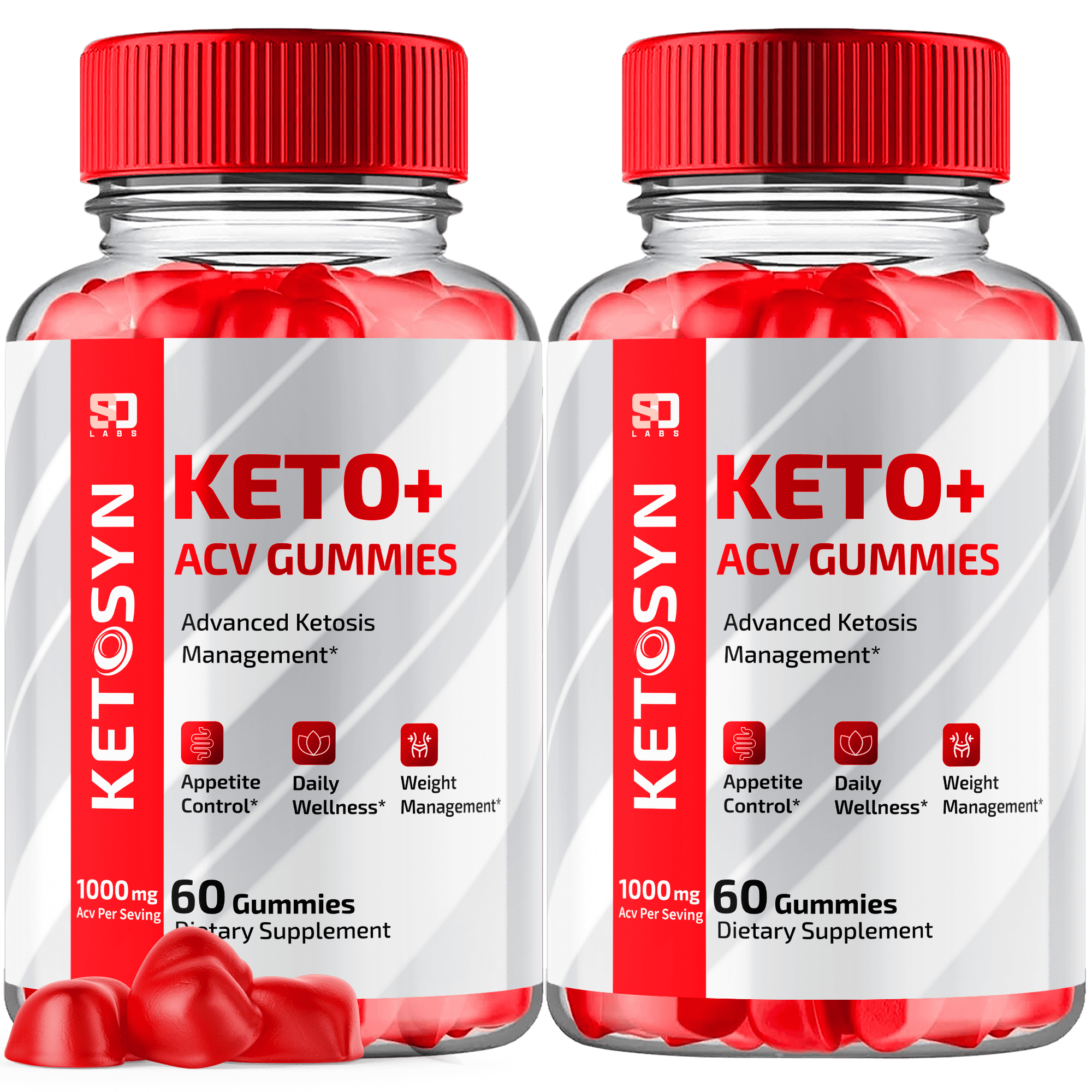 Ketosyn Keto ACV Gummies Vitamin Supplement Apple Cider Vinegar Ketosis