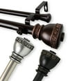 thumbnail image 1 of Kettle 1" Double Curtain Rod 28-48 inch - Bronze, 1 of 2