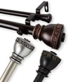 thumbnail image 1 of Kettle 1" Double Curtain Rod 48-84 inch - Bronze, 1 of 2