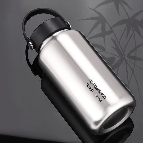 Kettle,1050ml Stainless Steel Stainless Steel Water Leak Proof Bottle Proof Bottle Kettle Water Bottle Sport Water With Cup 1050ml Bottle Huiop 1050ml Mewmewcat