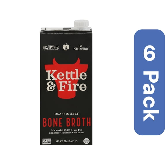 Kettle And Fire Beef Bone Broth 32 oz (Pack Of 6)
