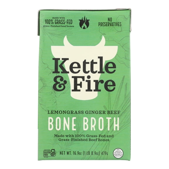 Kettle And Fire - Beef Pho Bone Broth - 16.9 FO, Case of 6