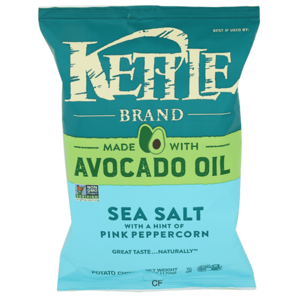 Kettle Avocado Oil Sea Salt Potato Chips 6 oz - Pack of 2
