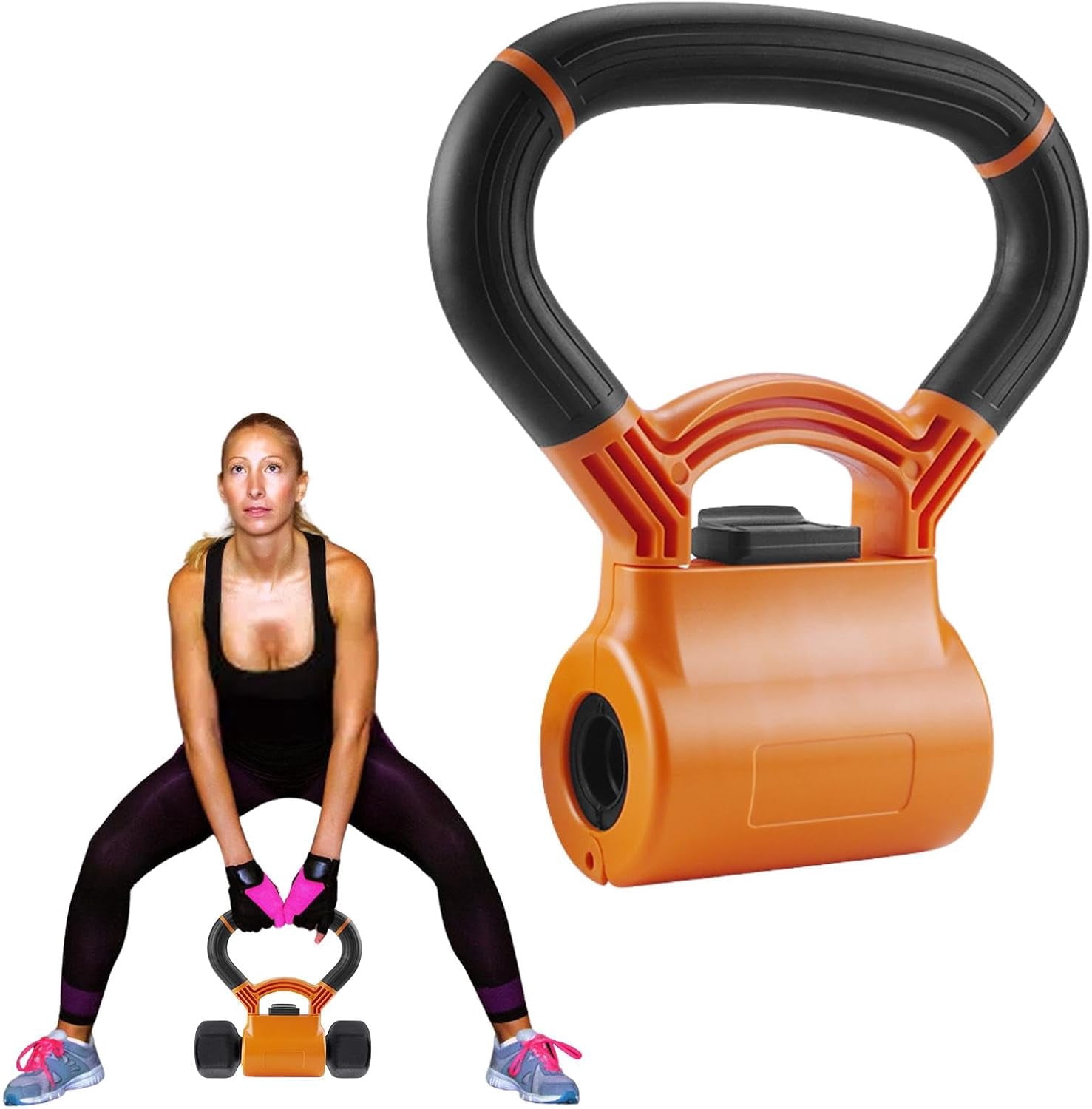 Kettle Bell Grip - 1 Dumbbell Kettle Grip With Comfortable Handle | Kettlebell Weights Exercise Grip | Portable Weightlifting Kettlebell | Weightlifting Kettlebell For Home Use Daily Workout