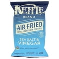 thumbnail image 1 of Kettle Brand, Kettle Cookedair Fried Potato Chips, Sea Salt and Vinegar, 6.5 Ounce, Pack Of 12, 1 of 5