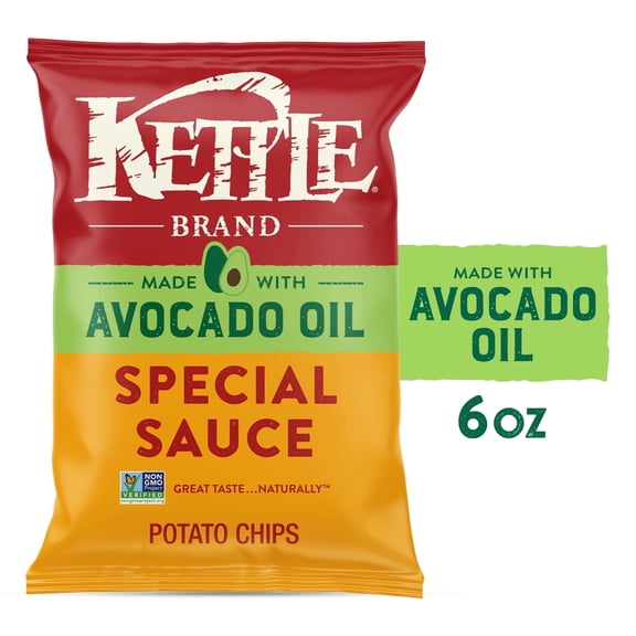 Kettle Brand Made with Avocado Oil Special Sauce Chips, 6 oz Bag