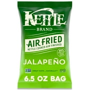 Kettle Brand Potato Chips, Air Fried Jalapeno Kettle Chips, 6.5 oz Bag