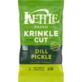 thumbnail image 1 of Kettle Brand Potato Chips, Krinkle Cut, Dill Pickle Kettle Chips, 5 oz, 1 of 10