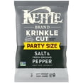 thumbnail interactive-video image 1 of Kettle Brand Potato Chips, Krinkle Cut, Salt & Ground Pepper Kettle Chips, Party Size, 13 oz, 1 of 9
