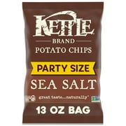Kettle Brand Potato Chips, Sea Salt Kettle Chips, Party Size, 13 oz
