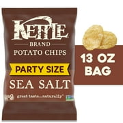 Kettle Brand Potato Chips, Sea Salt Kettle Chips, Party Size, 13 oz