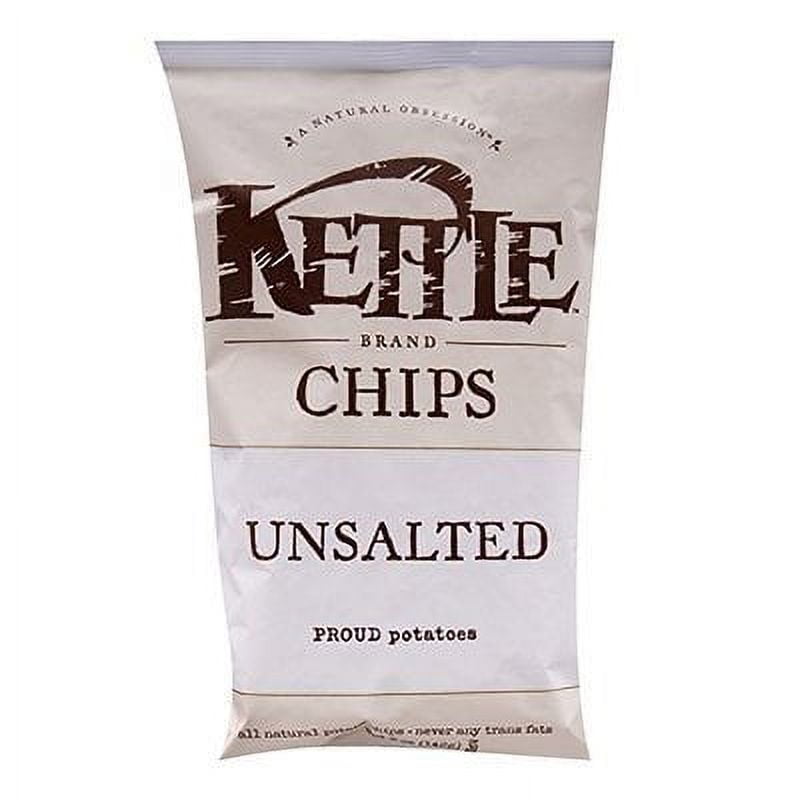 Kettle Chips, Unsalted, 5Ounce Bags (Pack Of 15) ( Value Bulk Multi