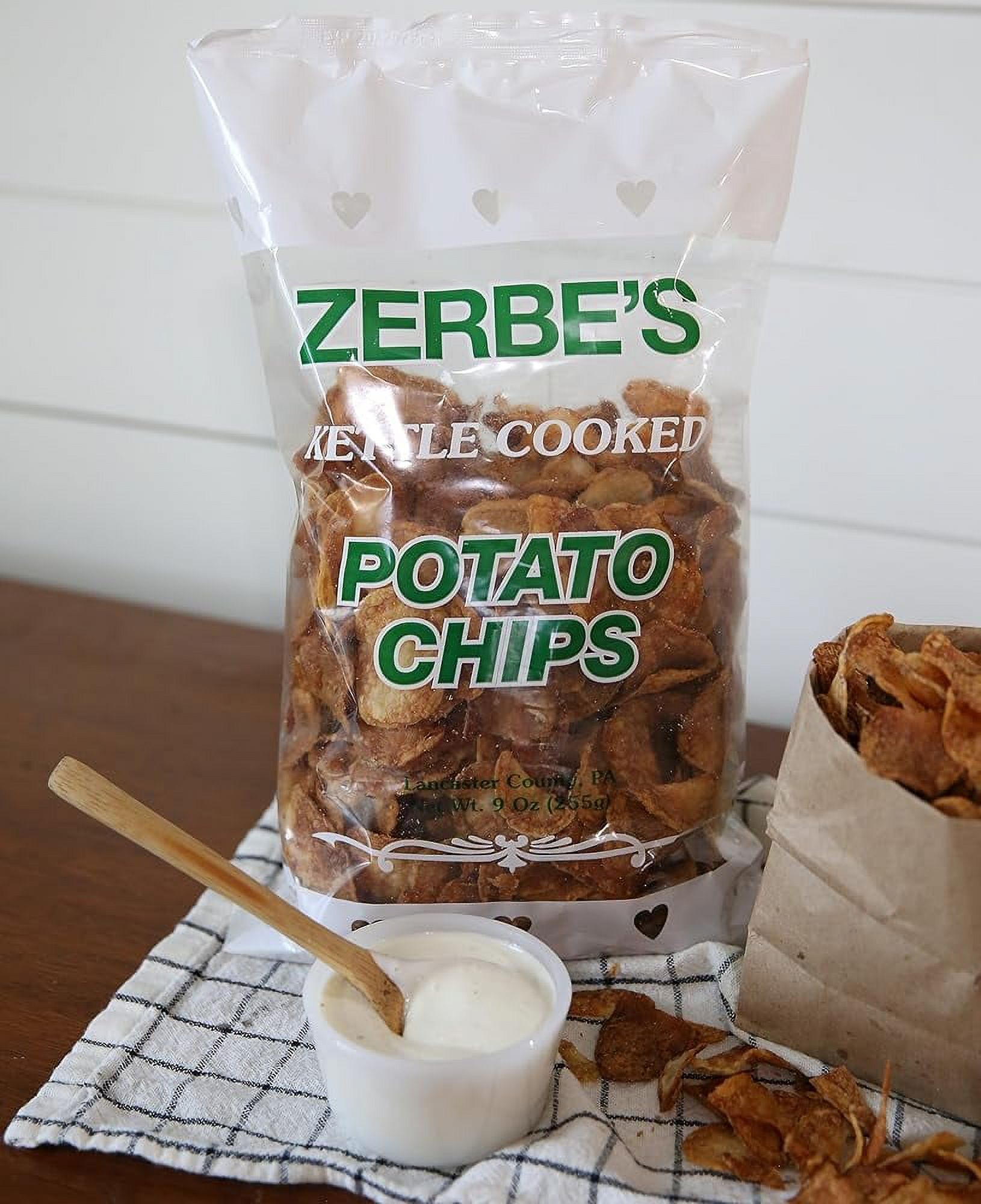 Kettle Cooked "Dark" Potato Chips By , HomeStyle, Cooked With Lard 9