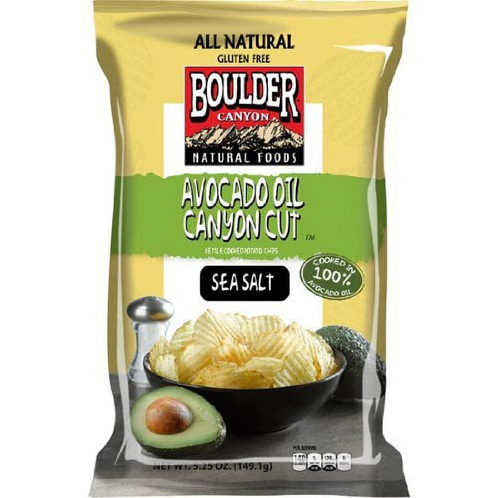 Kettle Cooked Potato Chips, Avocado Oil & Sea Salt, 5.25 Ounce (Pack Of