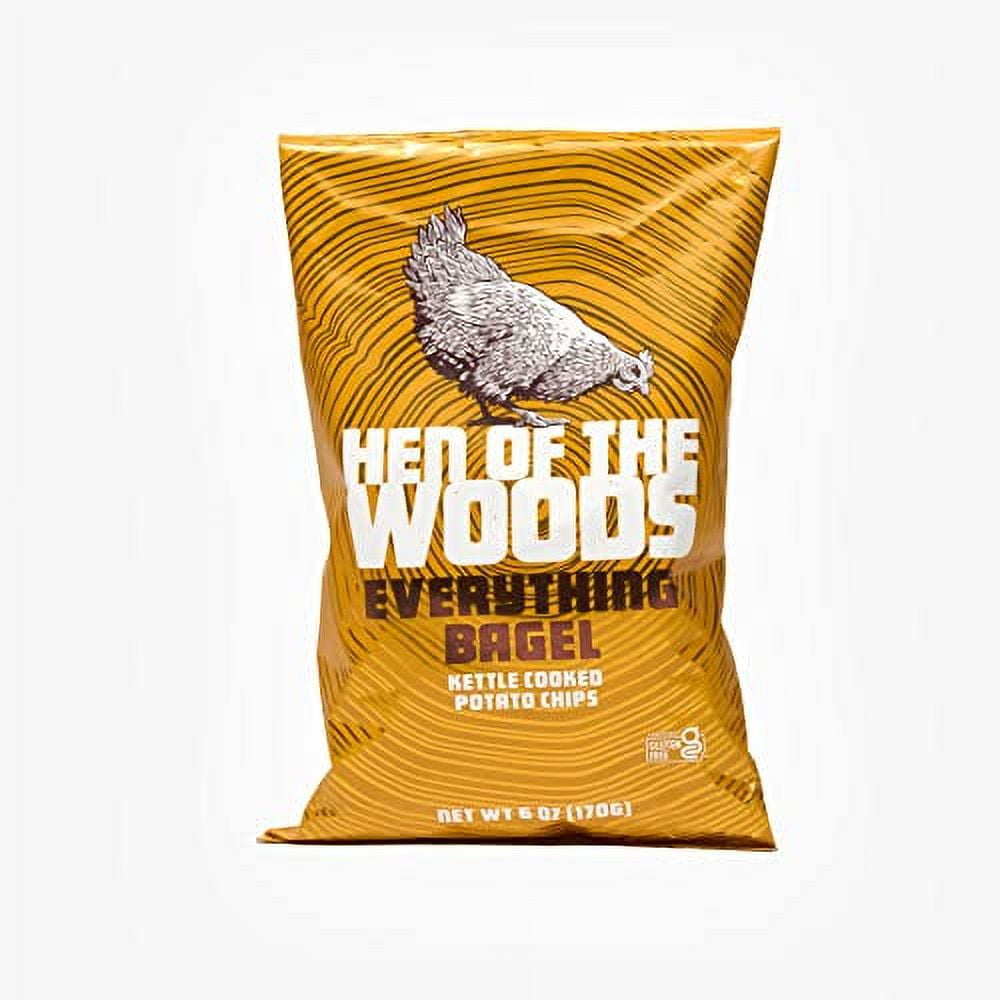 Kettle Cooked Potato Chips, Everything Bagel Flavor, 6 Ounce Bag, 6