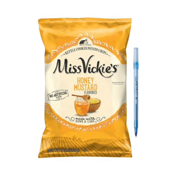 Kettle Cooked Potato Chips Honey Mustard 8 oz