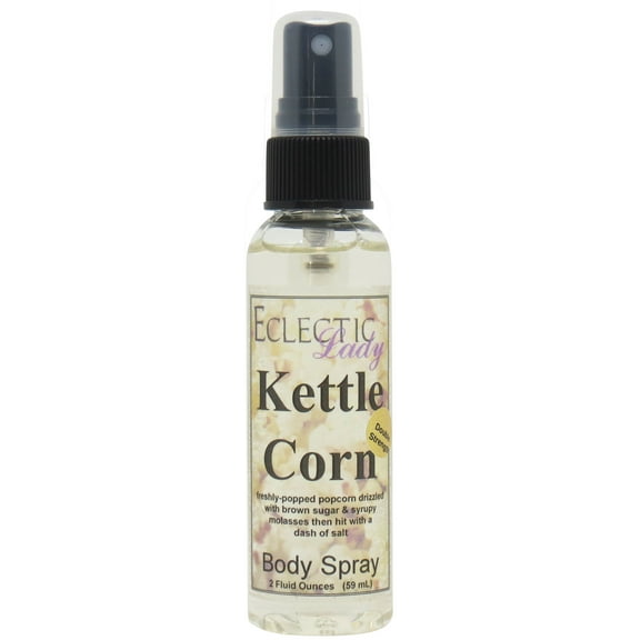 Kettle Corn Body Spray, Eclectic Lady, Hydrating Mist, Unisex (Double Strength), 2 oz