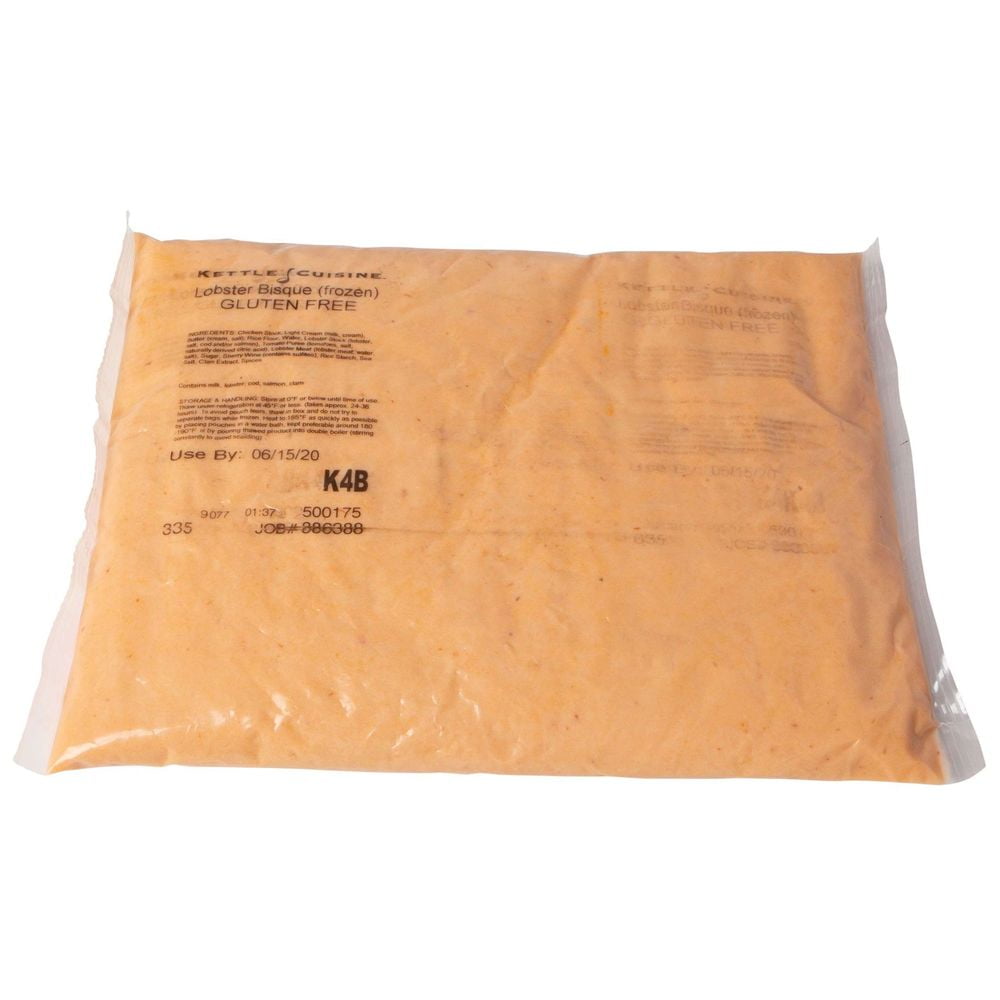 Kettle Cuisine Lobster Bisque Soup, 4 Pound -- 4 per case.