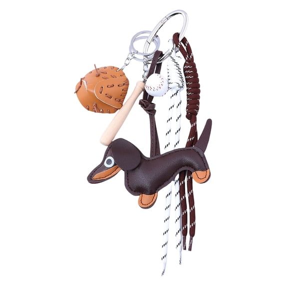 Kettle/Dachshund Charm Keychain With Braided Nylon Rope For Handbags Backpacks Car Decoration Handmade Key Holder