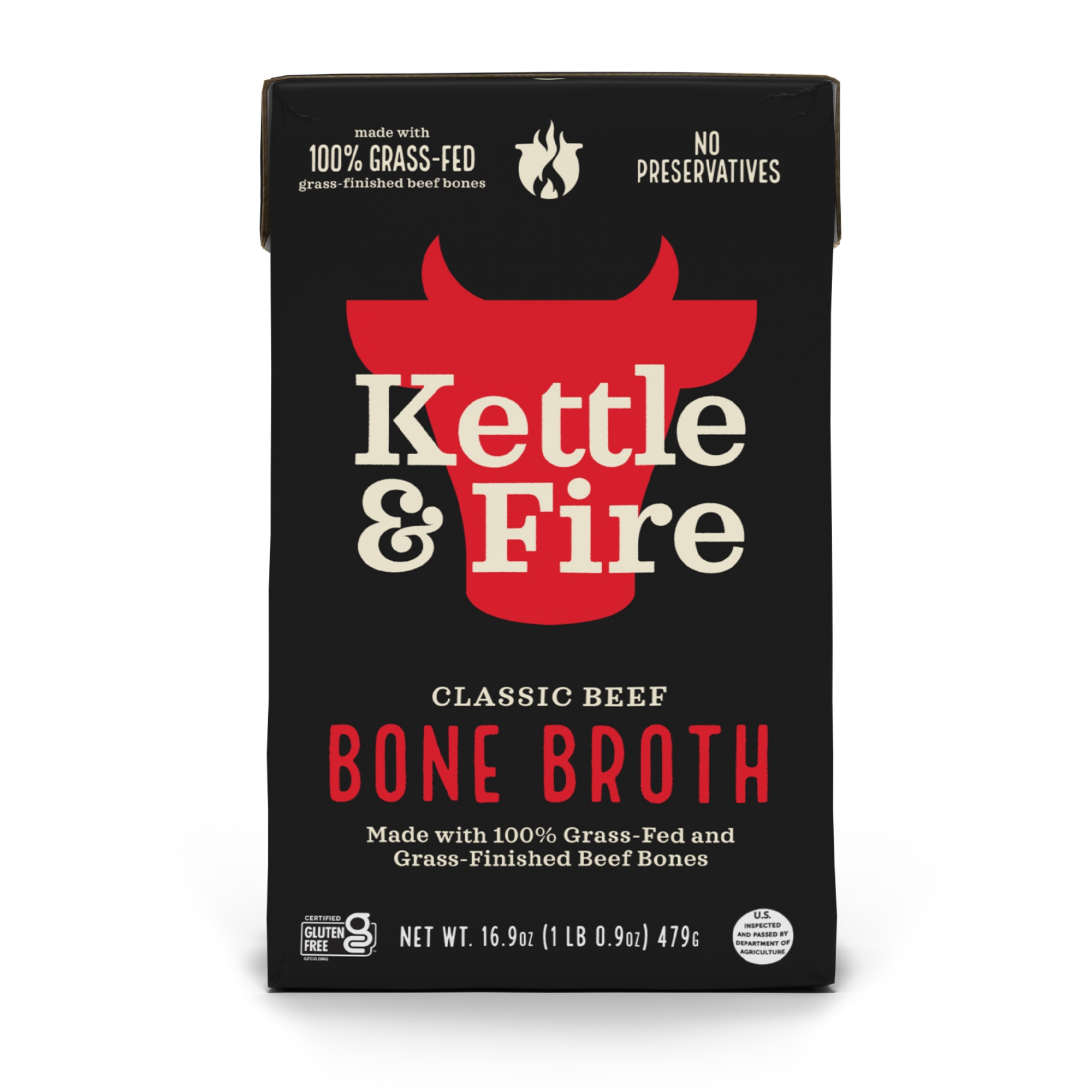 Great Value Organic Beef Broth, 32 oz Carton, ShelfStable/Ambient