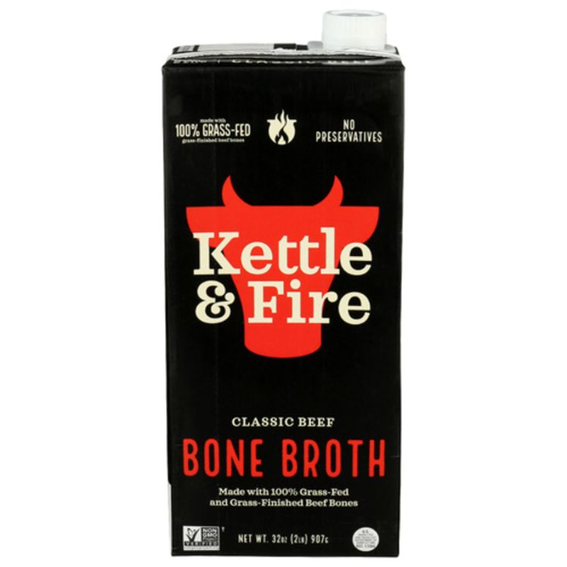 Kettle & Fire Classic Beef Bone Broth 32 oz