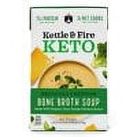 Kettle & Fire Keto Bone Broth Soup Broccoli Cheddar 16.9 oz Pack of 4
