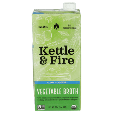 Kettle & Fire Vegetable Soup - 16 Oz Hearty Soup With No Hydrogenated Fats Or HFCS