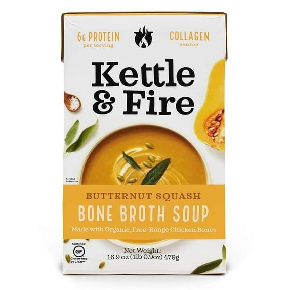Kettle & Fire Soup Butternut Squash 16.2 fl oz Pack of 4
