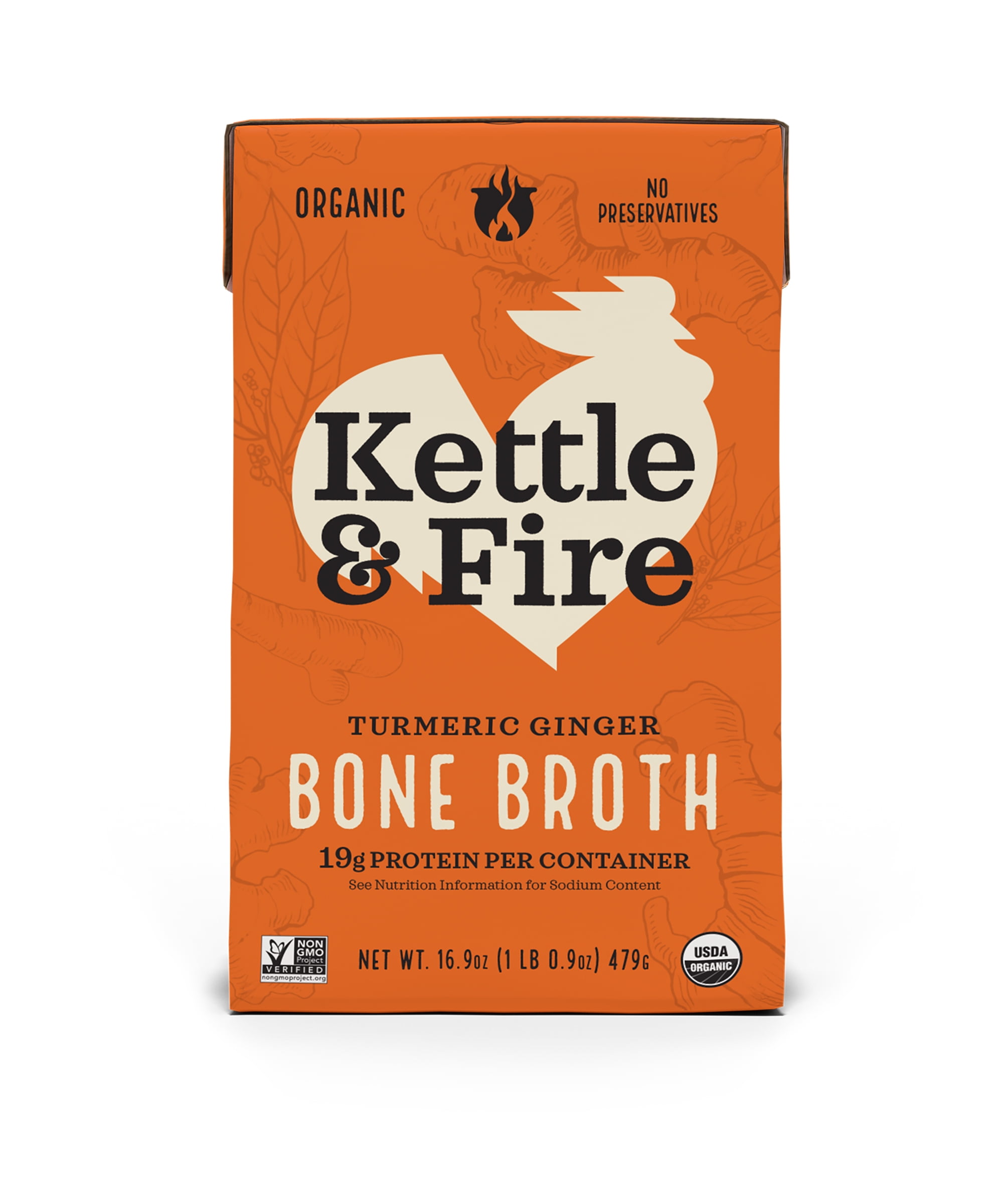 brodo tumeric bone broth vs kettle & fire tumeric bone broth - Walmart ...