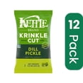 thumbnail image 1 of Kettle Foods Potato Chips Dill Pickle 7.5 oz (Pack Of 12), 1 of 1