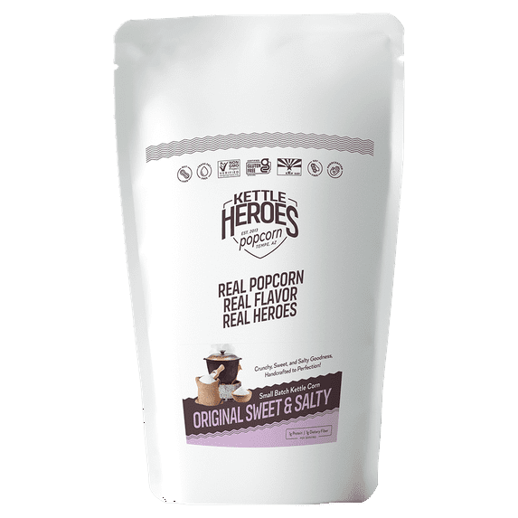 Kettle Heroes Popcorn Original Sweet & Salty Kettle Corn - Jumbo Bag