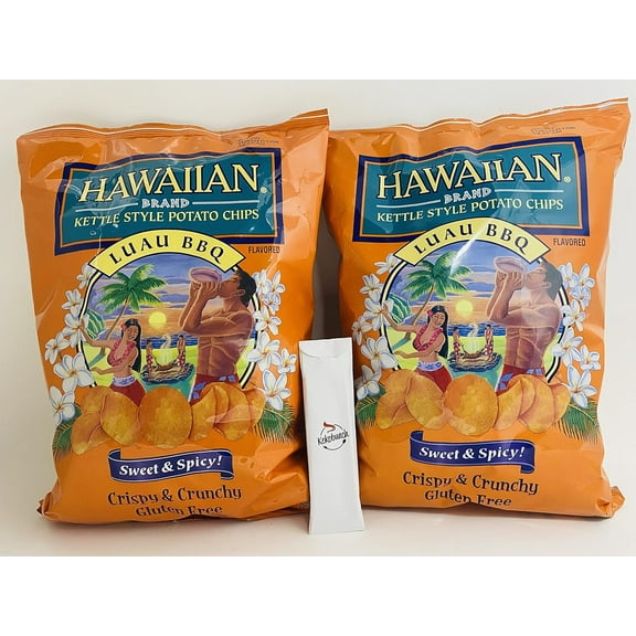 Kettle Size Crispy & Crunchy Luau BBQ 2-13oz PACK