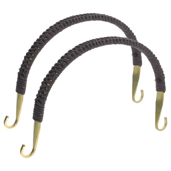 FENGGUIQU 2Pcs Black Teapot Handle Replacement Wear Resistant Kettle Grip Anti-Scald Design
