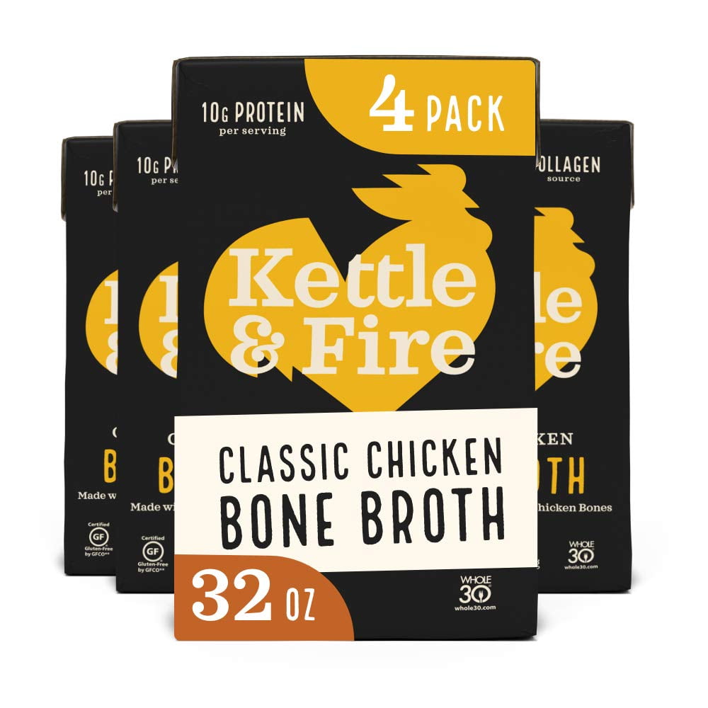 Kettle and Fire Classic Chicken Bone Broth Keto, Paleo, and Whole 30