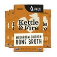 Kettle and Fire Mushroom Chicken Bone Broth, Keto, Paleo and Whole 30