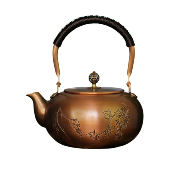 Kettle for stove teapot copper kung fu whistling tea kettle vintage handmade pound thickened kettle for gas stove home kitchen hotel