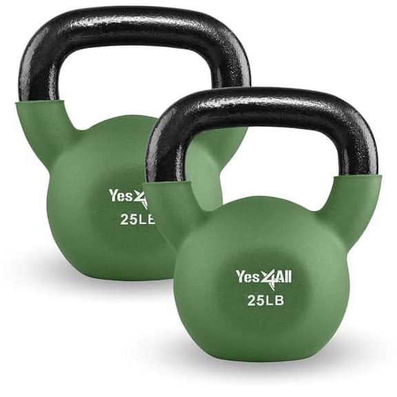 Kettlebell - Neoprene - 25lbs - Pair