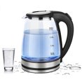 Kettles, 2L Glass Hot Water Kettles, Fast Boiling and Cordless Heater