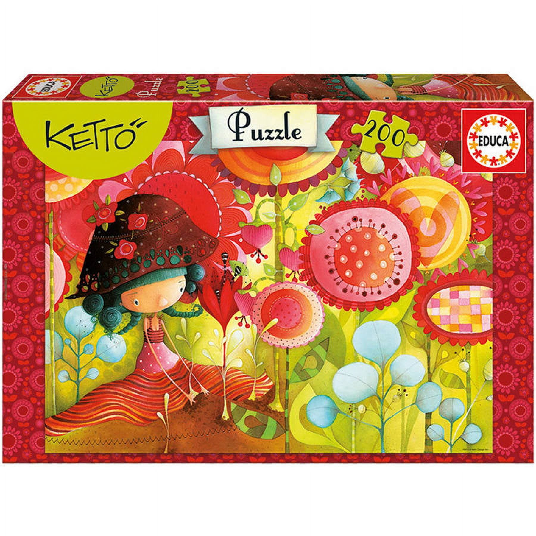 花と地球 Ketto Jungle of Flowers Puzzle, 200 Pieces - Walmart.com