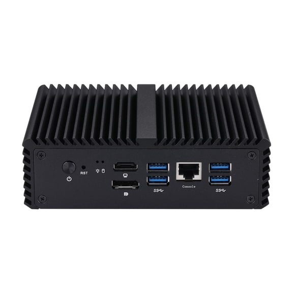 Kettop Dual Core I3 Firewall Mi10110L6 with I3-10110U Processor Onboard, Up to 4.1 Ghz Barebones Fanless Mini Pc with 6 Gigabit LAN, AES-Ni Micro Desktop Computer